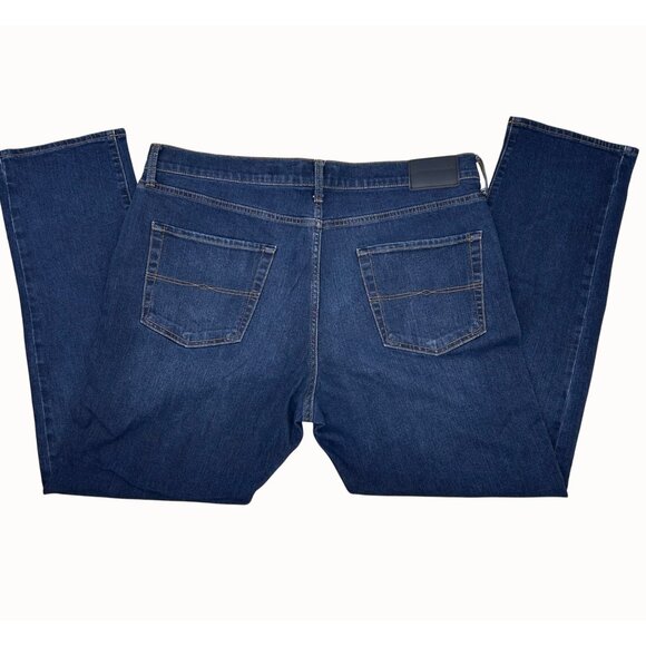 Lucky Brand Other - Lucky Brand Men's 410 Athletic Slim Fit Blue Denim Jeans 38x32 Dark Wash